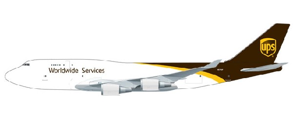 611916 Herpa SNAPFIT UPS B747-400F N579UP 1:250 完売しました。