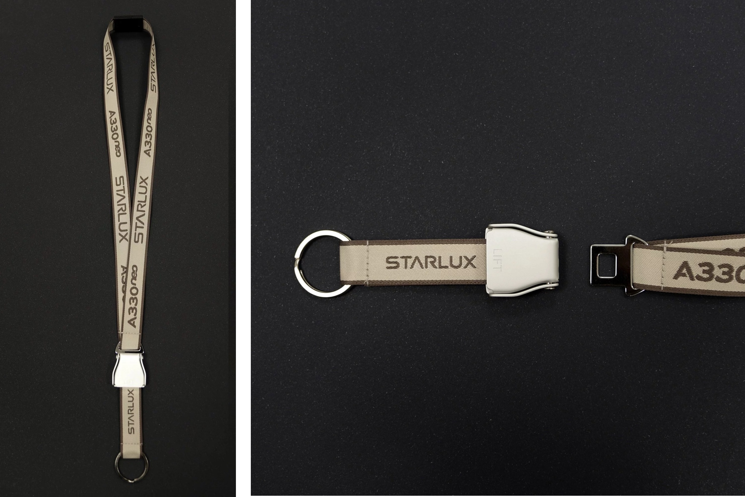 LGP200062 STARLUX Airlines / スターラックス航空  SEAT BELT LANYARD /シートベルトストラップ A330neo 完売しました。