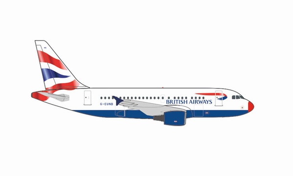 535786 Herpa British Airways / 英国航空 ブリティッシュ・エアウェイズ A318 Flying Start G-EUNB 1:500 完売しました。