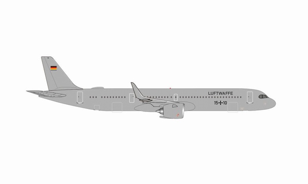 536073 Herpa ドイツ空軍 A321LR Flugbereitschaft 15+10 1:500 完売しました。