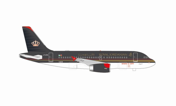 536271 Herpa Royal Jordanian / ロイヤル・ヨルダン航空 Shobak A319 JY-AYN 1:500 お取り寄せ Herpa 1:500 Royal Jordanian Airline / ロイヤル・ヨルダン航空 A319 亜鉛ダイキャスト製