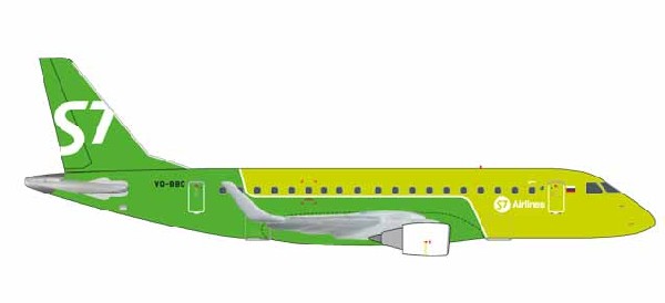 562645 Herpa S7 Airlines Embraer E170 VQ-BBO 1:400