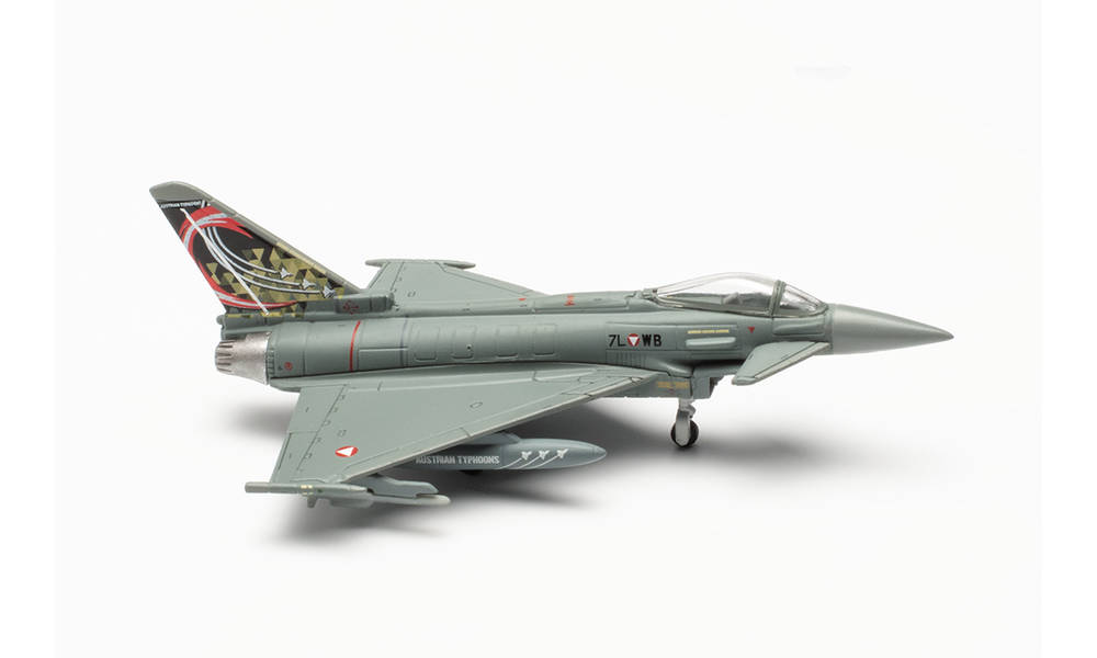 571210 Herpa AUSTRIA Air Force EF-2000 Uberwachungsgeschwader 7L-WB 1:200 お取り寄せ