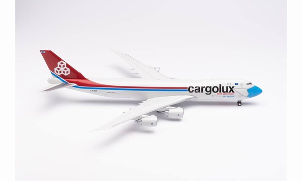 571272 Herpa Cargolux / カーゴルックス航空　カーゴルクス B747-8F LX-VCF Not Without My Mask 1:200 完売しました。