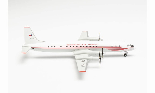 571333 Herpa CSA / チェコ航空 IL-18 OK-PAH 1:200 メーカー完売