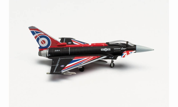 571821 Herpa イギリス空軍 Display Team, RAF Coningsby Anarchy 1 Typhoon ZJ914 1:200 お取り寄せ