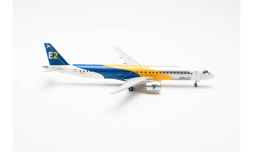 572064 Herpa エンブラエル Embraer E195 Profit Hunter - Golden Eagle PR-ZIJ 1:200 メーカー完売