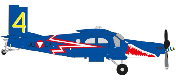 580274 Herpa オーストリア空軍 PC-6 Blaue Elise 3G-EK 1:72 完売しました。