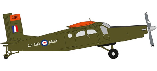 580489 Herpa オーストラリア陸軍 PC-6ターボポーター A14-690 1:72 完売しました。