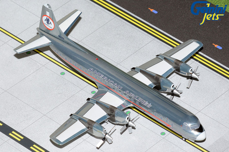 G2AAL1026 GEMINI 200 American Airlines / アメリカン航空 L-188A Electra polished Astrojet livery N6118A 1:200 完売しました。