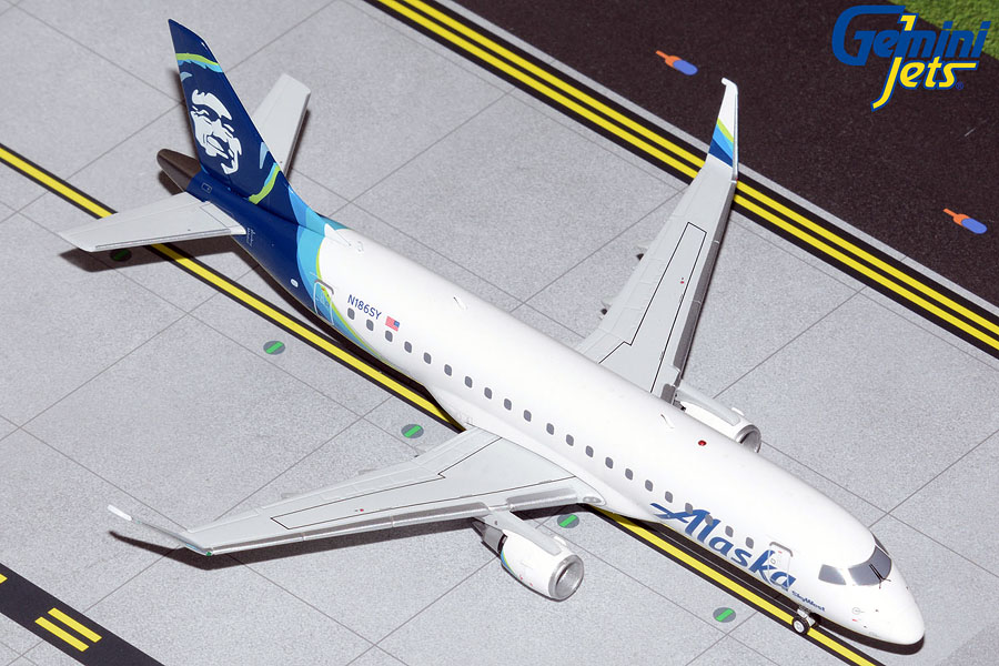 G2ASA1041 GEMINI 200 Alaska Airlines / アラスカ航空 Embraer E170-200LR N186SY 1:200 完売しました。
