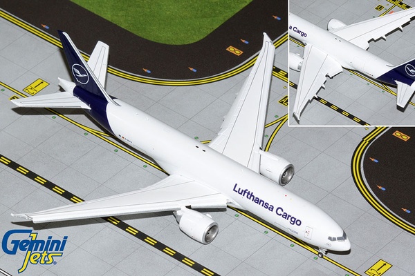 GJDLH2126F GEMINI JETS Lufthansa Cargo / ルフトハンザカーゴ B777-200LRF Flaps Down D-ALFA 1:400 お取り寄せ