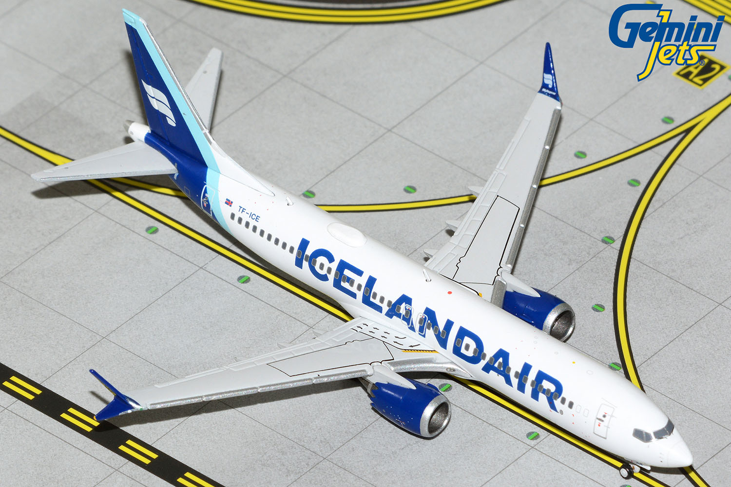 G2ICE1139 GEMINI 200 Icelandair / アイスランド B737 MAX 8 TF-ICE new blue livery 1:200 完売しました。