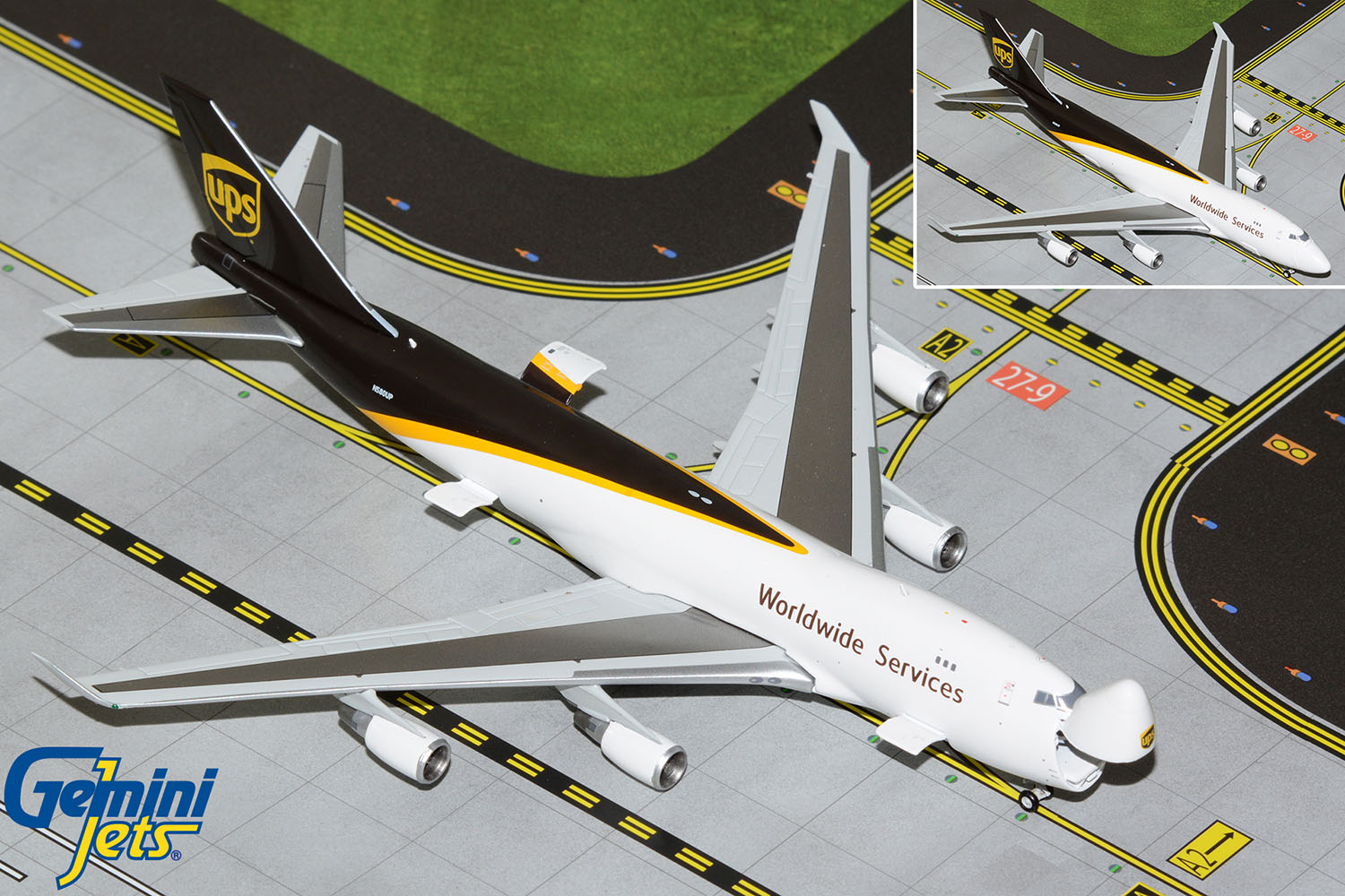GJUPS2081 GEMINI JETS UPS B747-400F(SCD) Interactive Series N580UP 1:400 完売しました。