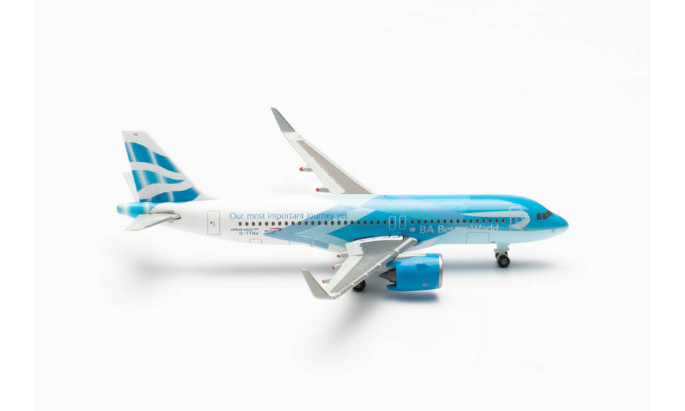 536400 Herpa BRITISH AIRWAYS / 英国航空 A320neo “BA Better World” G-TTNA 1:500 完売しました。