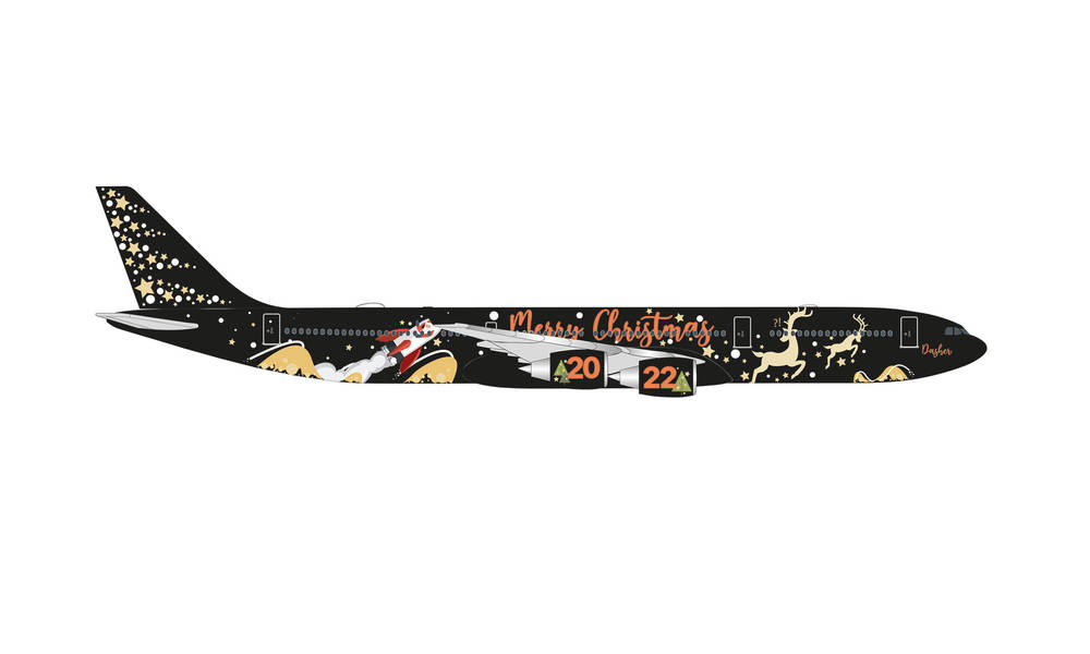 536592 Herpa Christmas model 2022 A340-500 1:500 お取り寄せ