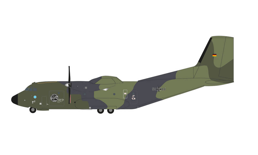 572293 Herpa Luftwaffe / ドイツ空軍 C-160 WTD 61, マンヒング “Last Flight” 50+86 1:200 完売しました。