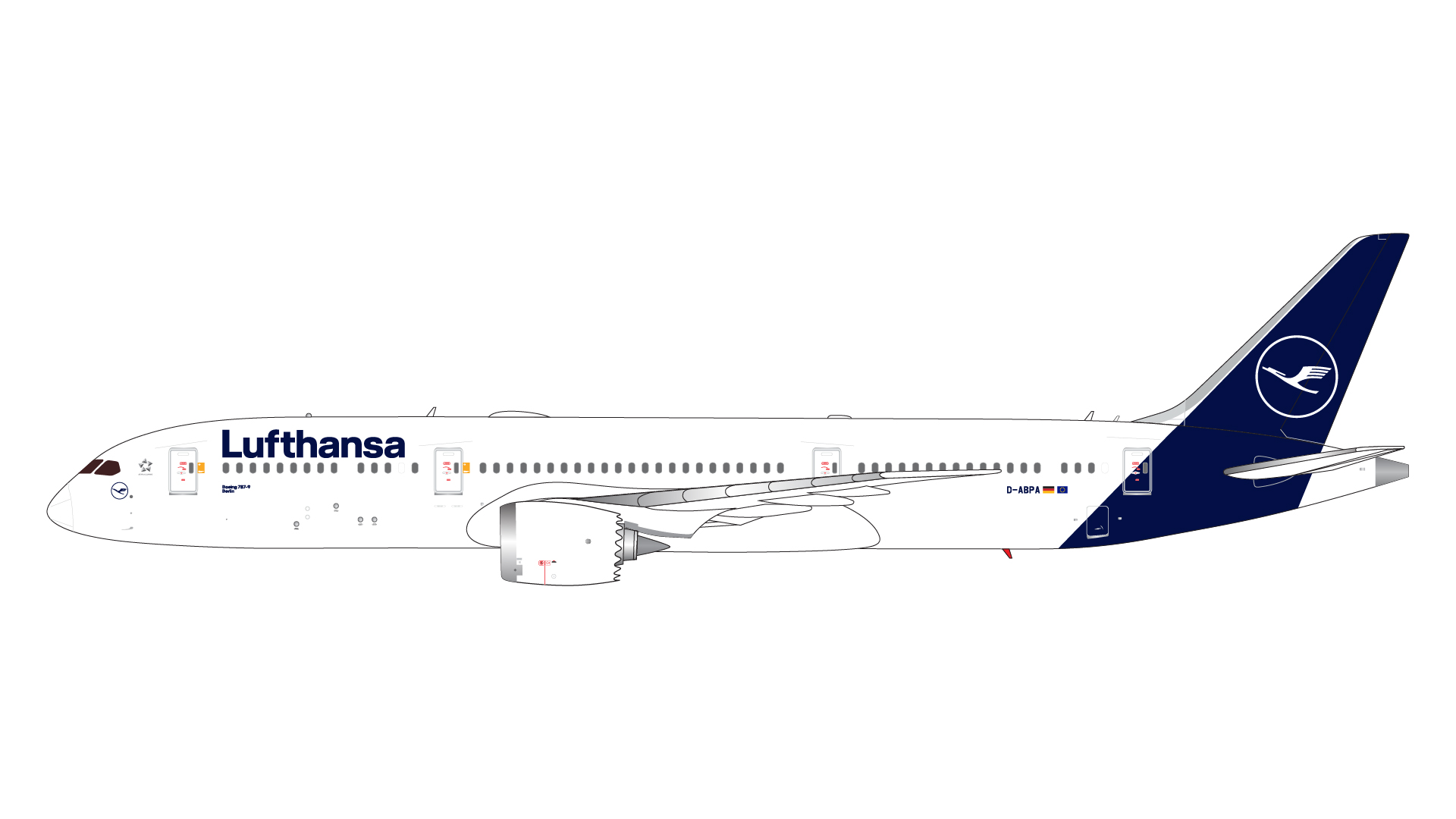 G2DLH1050 GEMINI 200 Lufthansa / ルフトハンザドイツ航空 B787-9 D-ABPA 1:200 お取り寄せ GEMINI JETS 1:200 Lufthansa / ルフトハンザドイツ航空 787-9 亜鉛ダイキャスト製