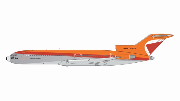GJCPC2091 GEMINI JETS CP Air / CPエア B727-200/Adv polished C-GCPB 1:400 メーカー完売 GEMINI JETS 1:400 CP Air / CPエア 727-200 亜鉛ダイキャスト製