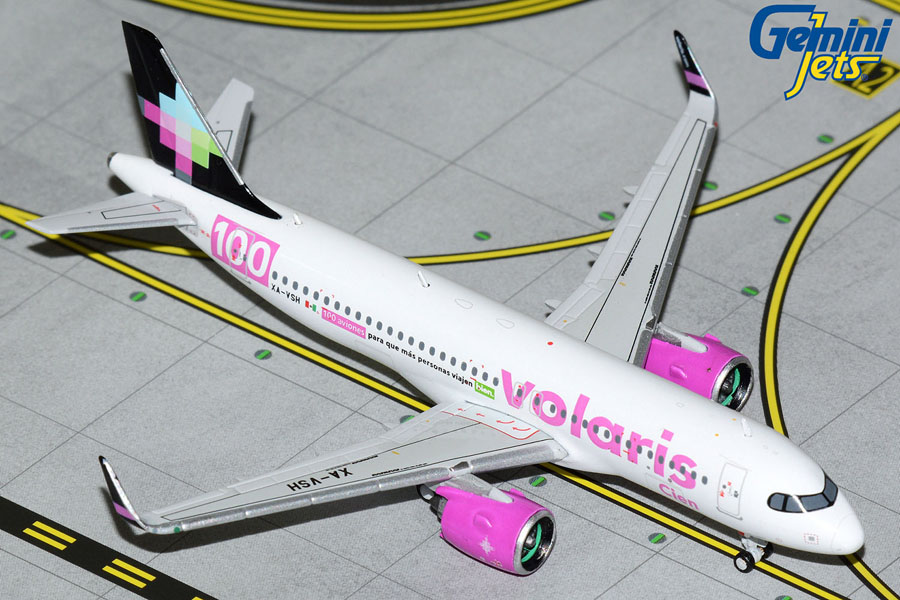 GJVOI2132 Volaris / ボラリス 100 Aviones A320neo XA-VSH 1:400 メーカー完売