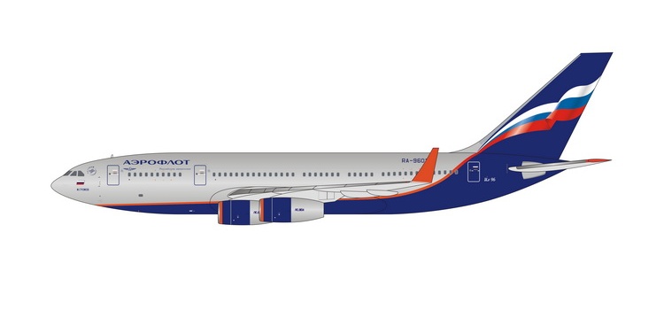 11764 Phoenix Aeroflot / アエロフロート IL-96-300 RA-96015 1:400 完売しました。 Phoenix 1:400 Aeroflot / アエロフロート IL-96 亜鉛ダイキャスト製