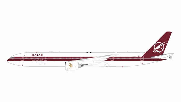 G2QTR1145 GEMINI 200 Qatar Airways B777-300ER A7-BAC 25th Anniversary retro livery 1:200 お取り寄せ GEMINI JETS 1:200 Qatar Airways / カタール航空 777-300 亜鉛ダイキャスト製