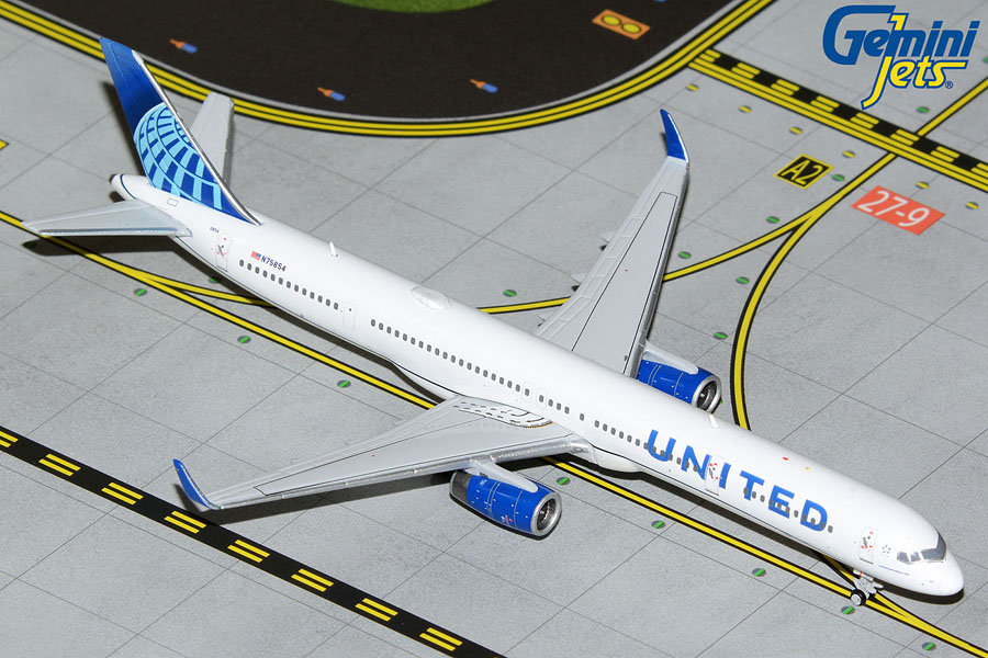 GJUAL2092 GEMINI JETS United Airlines / ユナイテッド航空 B757-300W N75854 1:400 完売しました。