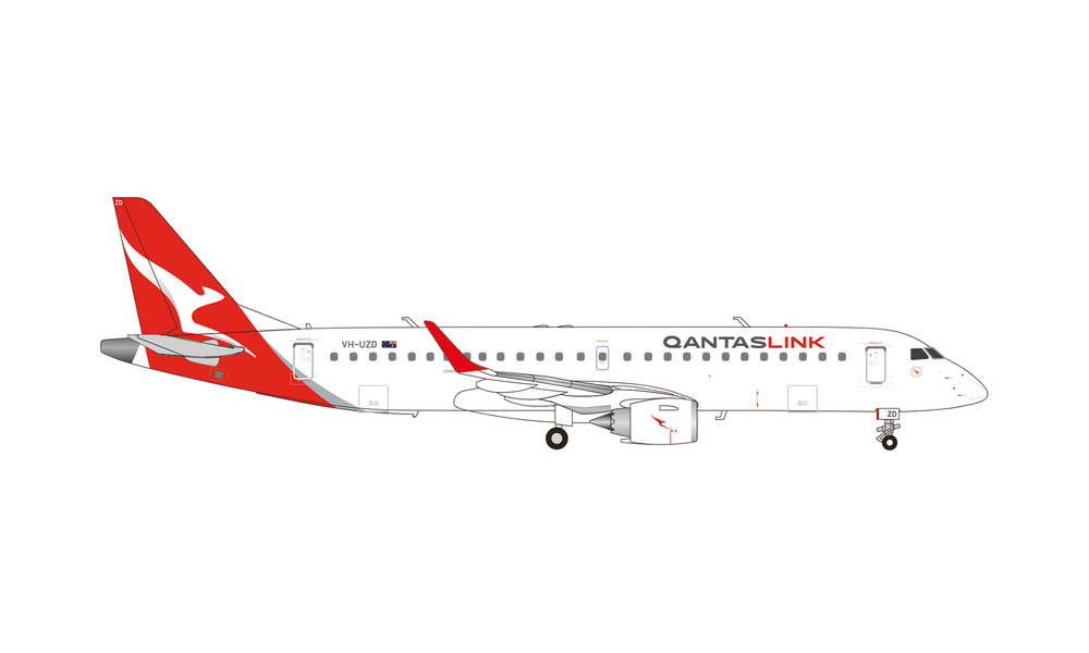 572385 Herpa QantasLink / カンタスリンク Embraer E190 VH-UZD 1:200