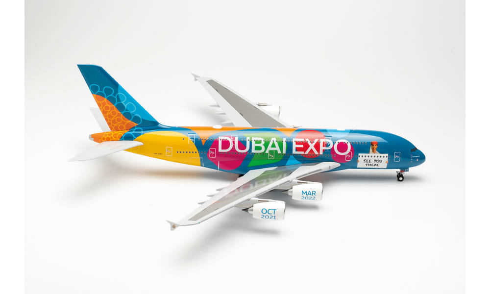572408 Herpa Emirates A380 Expo 2020 Dubai - Be Part of the Magic A6-EOT 1:200 完売しました。