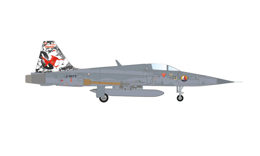 572521 Herpa スイス空軍 F-5E Fliegerstaffel 8 Vandalos マイリンゲン空軍基地 J-3073 1:200 完売しました。