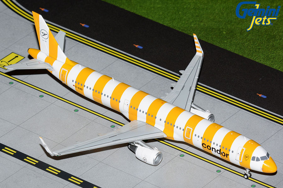 G2CFG1175 GEMINI 200 Condor / コンドル航空 A321-200S D-AIAD new livery: sunshine/yellow stripes 1:200 完売しました。