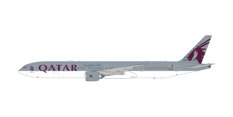 11777 Phoenix Qatar Airways / カタール航空 B777-300ER 25 years A7-BEE 1:400 完売しました。 Phoenix 1:400 Qatar Airways / カタール航空 777-300 亜鉛ダイキャスト製
