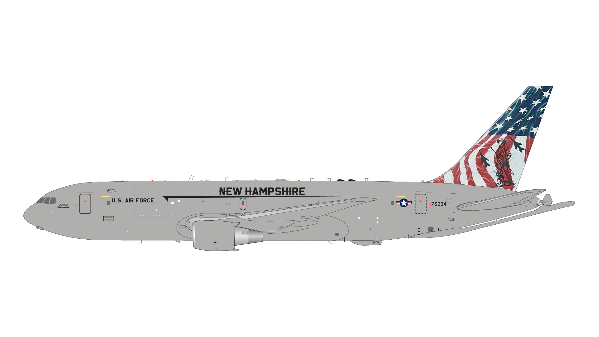 G2AFO1093 GEMINI 200 U.S. Air Force / アメリカ空軍 KC-46A Pegasus 17-46034 New Hampshire ANG City of Portsmouth 1:200 完売しました。