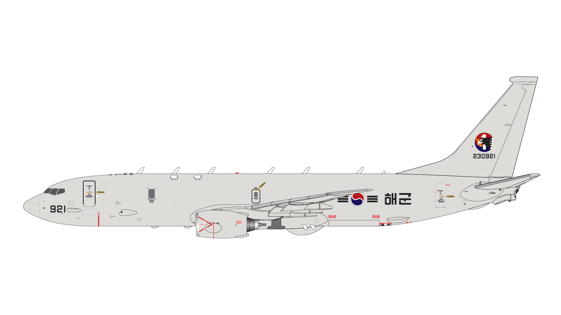 G2KNV1140 GEMINI 200 Republic of Korea Navy / 韓国海軍 P-8A Poseidon 230921 1:200 完売しました。