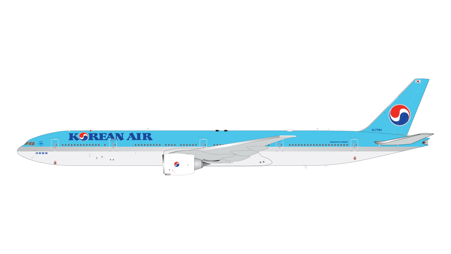 G2KAL1099 GEMINI 200 Korean Air / 大韓航空 B777-300ER HL7784 1:200 完売しました。