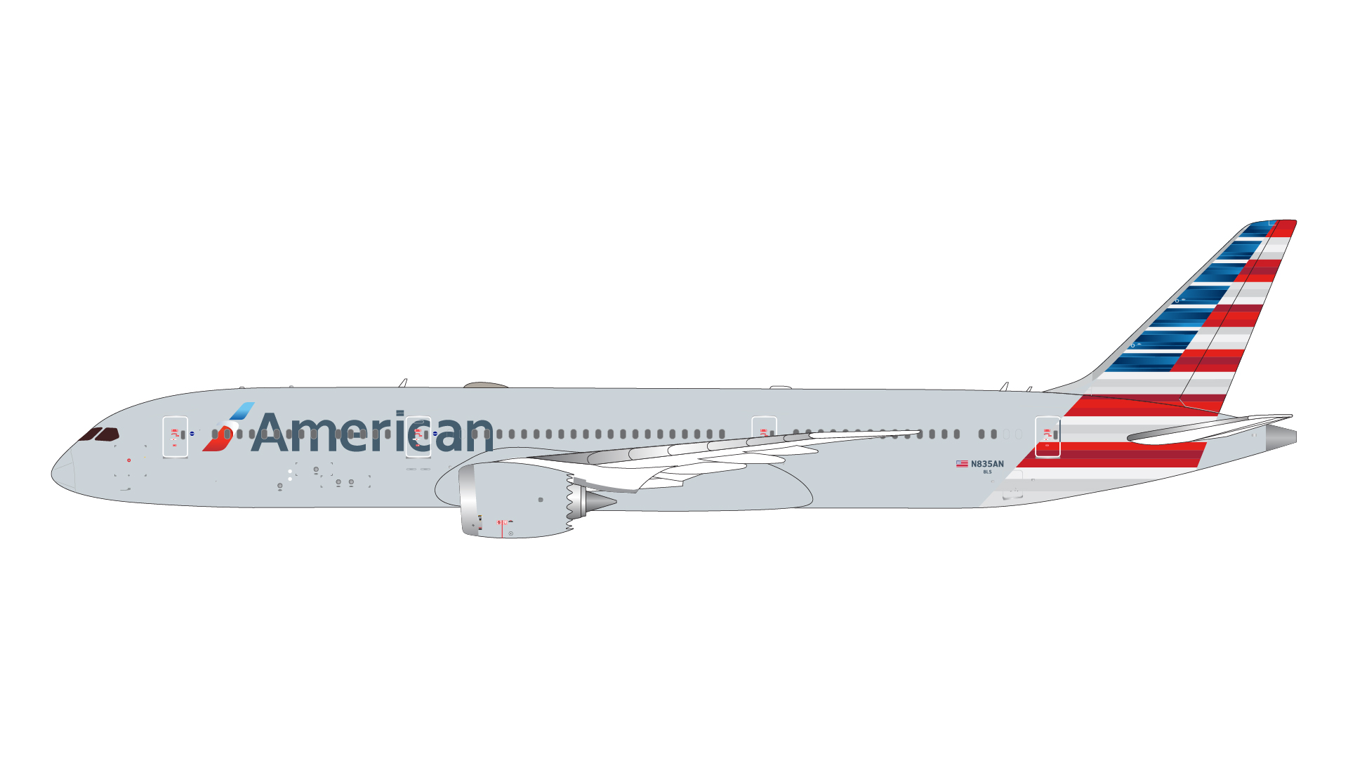 GJAAL2088 GEMINI JETS American Airlines / アメリカン航空 B787-9 N835AN 1:400 完売しました。