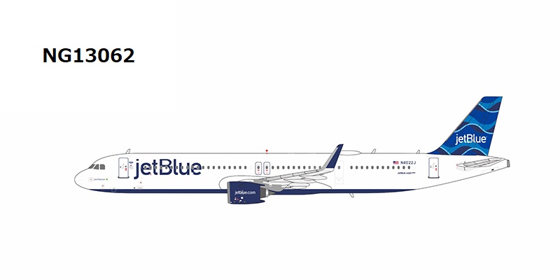 NG13062 NG MODELS JetBlue Airways Streamers tail; named "Joel Petersen" A321neo N4022J 1:400 完売しました。