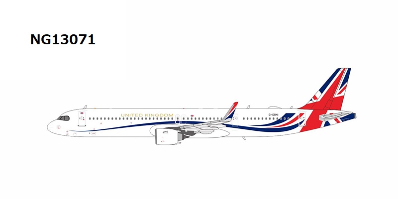 NG13071 NG MODELS United Kingdom - Royal Air Force (Titan Airways) A321neo G-GBNI 1:400 完売しました。