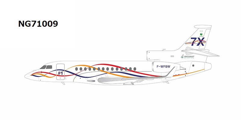NG71009 NG MODELS Dassault Aviation / ダッソー Falcon 7X F-WFBW 1:200 完売しました。