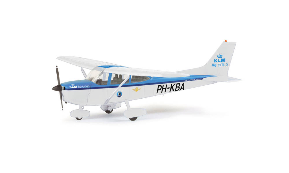 019439 Herpa KLM Aeroclub / KLMエアロクラブ Cessna 172 PH-KBA 1:87 完売しました。