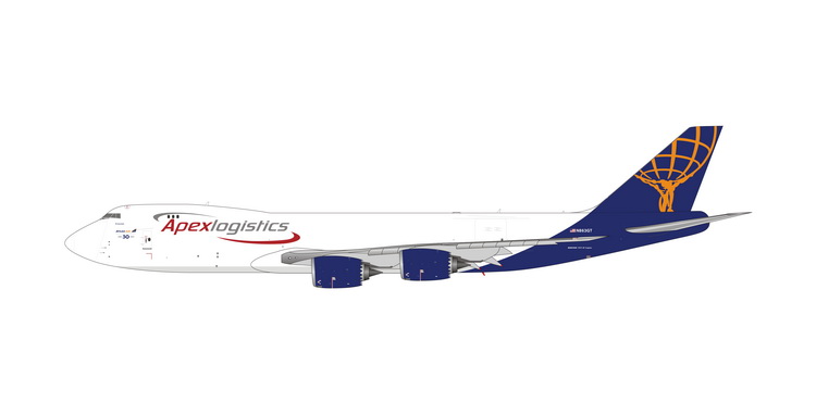 11787 Phoenix Apex Logistics / ＡＰＥＸロジスティクスジャパン ATLAS Air B747-8F N863GT 1:400 完売しました。