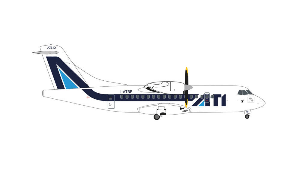 572668 Herpa ATI Aero Trasporti Italiani / アエロ・トラスポルティ・イタリアーニ ATR-42-300 I-ATRF Siena 1:200 完売しました。
