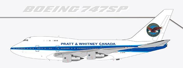 XX20286 JC WINGS Pratt & Whitney Canada B747SP C-GTFF 1:200 スタンド付き 完売しました。