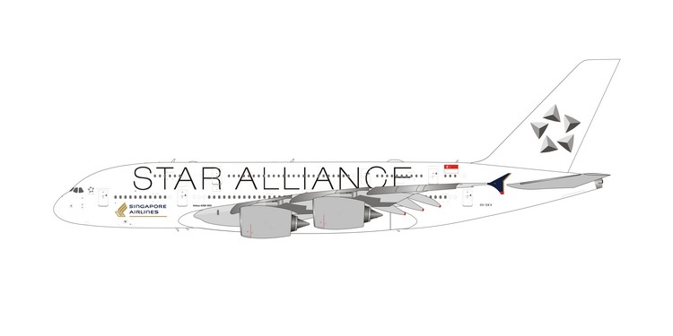 04513 Phoenix Singapore Airlines / シンガポール航空 Star Alliance A380 9V-SKX 1:400 完売しました。