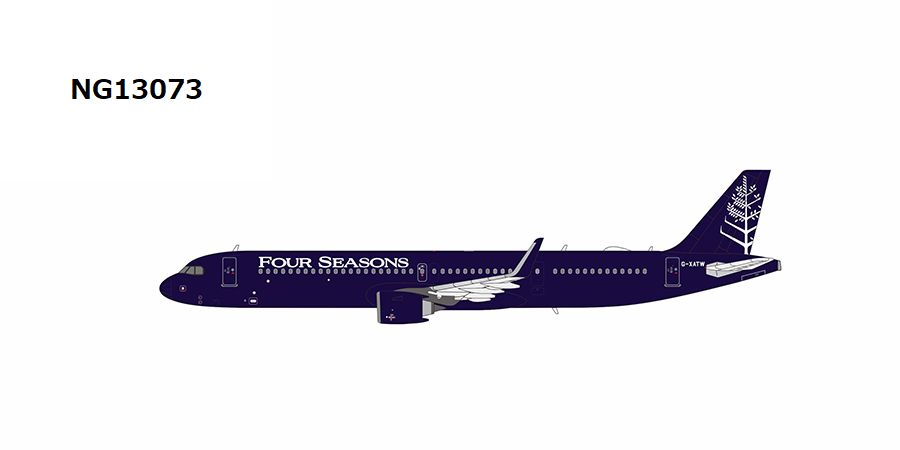 NG13073 NG MODELS TCS World Travel (Titan Airways) FOUR SEASONS A321neo G-XATW 1:400 お取り寄せ