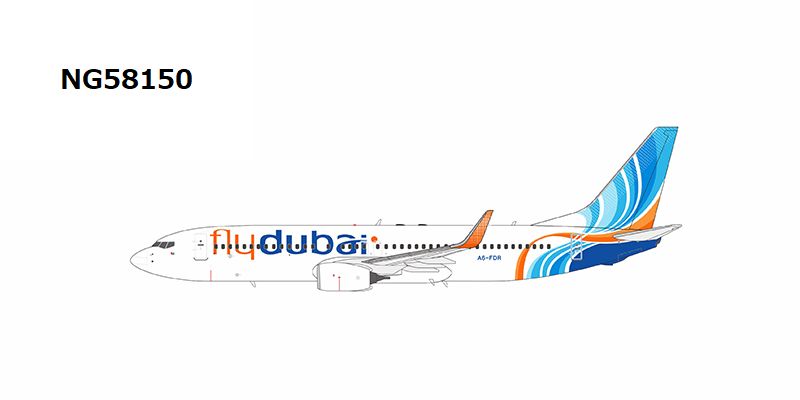 NG58150 NG MODELS flydubai B737-800/w A6-FDR 1:400 完売しました。