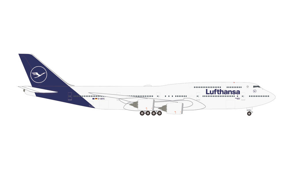 531283-001 Herpa Lufthansa / ルフトハンザドイツ航空 B747-8 D-ABYC Sachsen 1:500 完売しました。