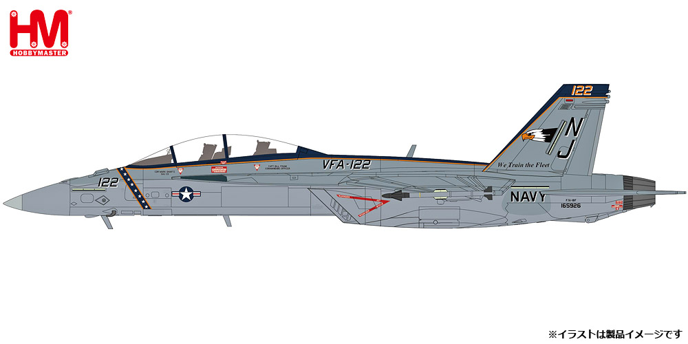 HA5134 HOBBY MASTER US NAVY / アメリカ海軍 F/A-18F スーパーホーネット VFA-122 フライング・イーグルス 2022 1:72 お取り寄せ