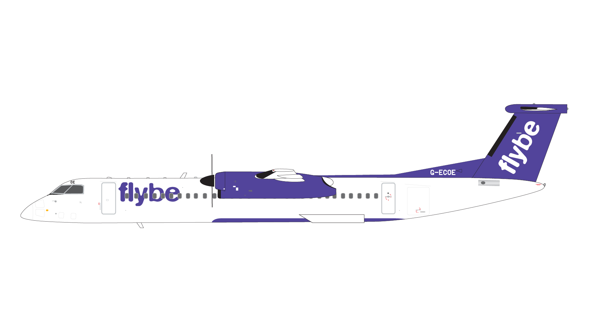 G2BEE1193 GEMINI 200 Flybe / フライビー Dash 8 Q400 G-ECOE  1:200 お取り寄せ