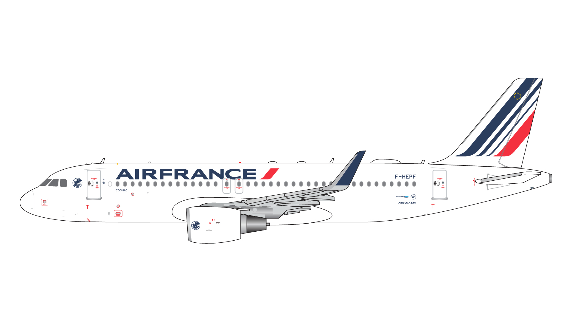 GJAFR2179 GEMINI JETS Air France / エールフランス A320-200 F-HEPF 1:400 お取り寄せ